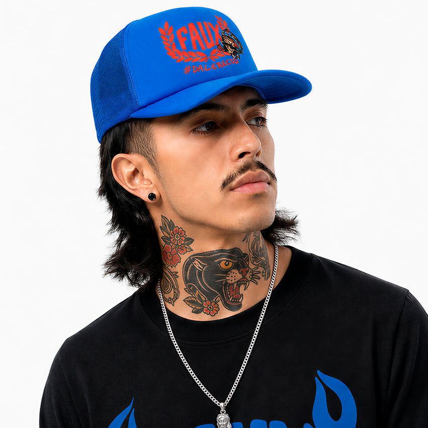 Trucker Hat Laurel Azul Rey