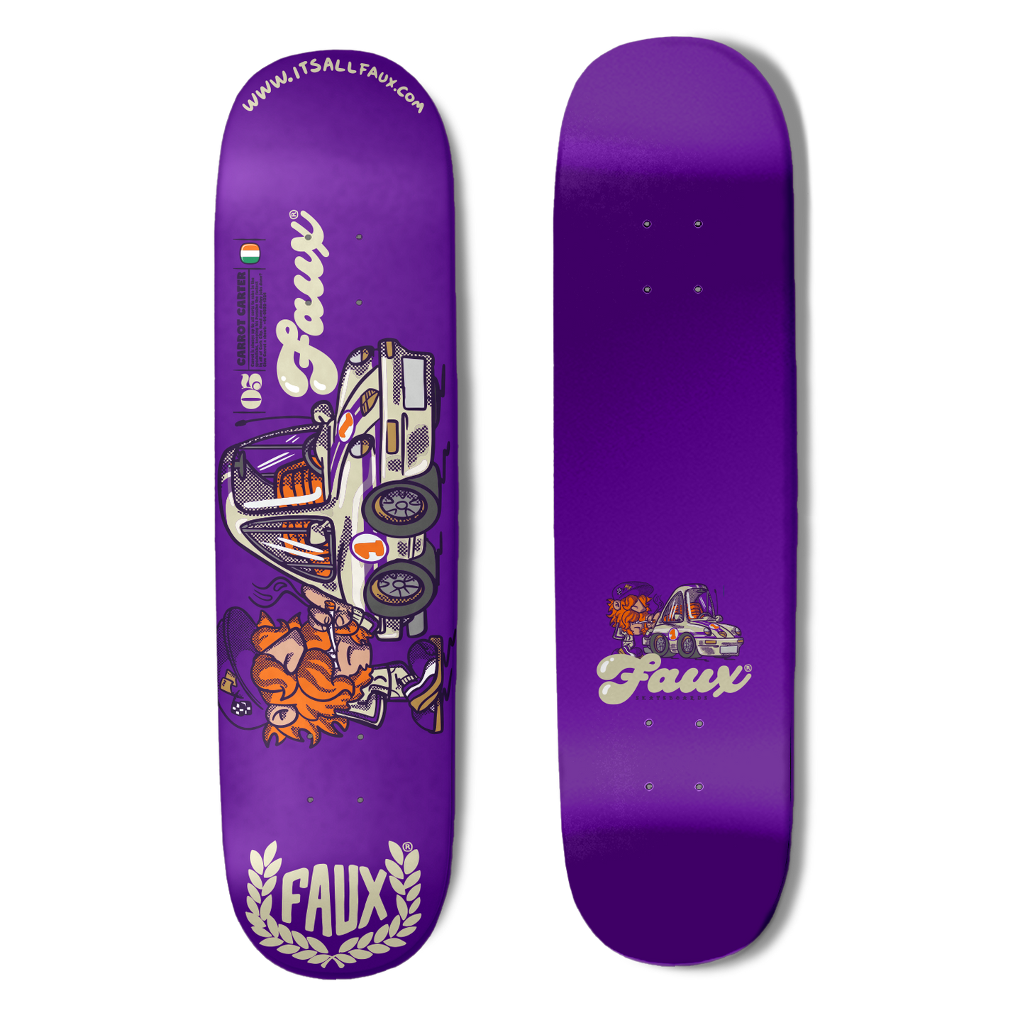 Carrot Carter Skateboard Deck