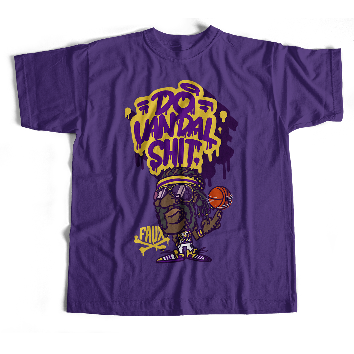 Do Vandal Shit Basketball T-Shirt
