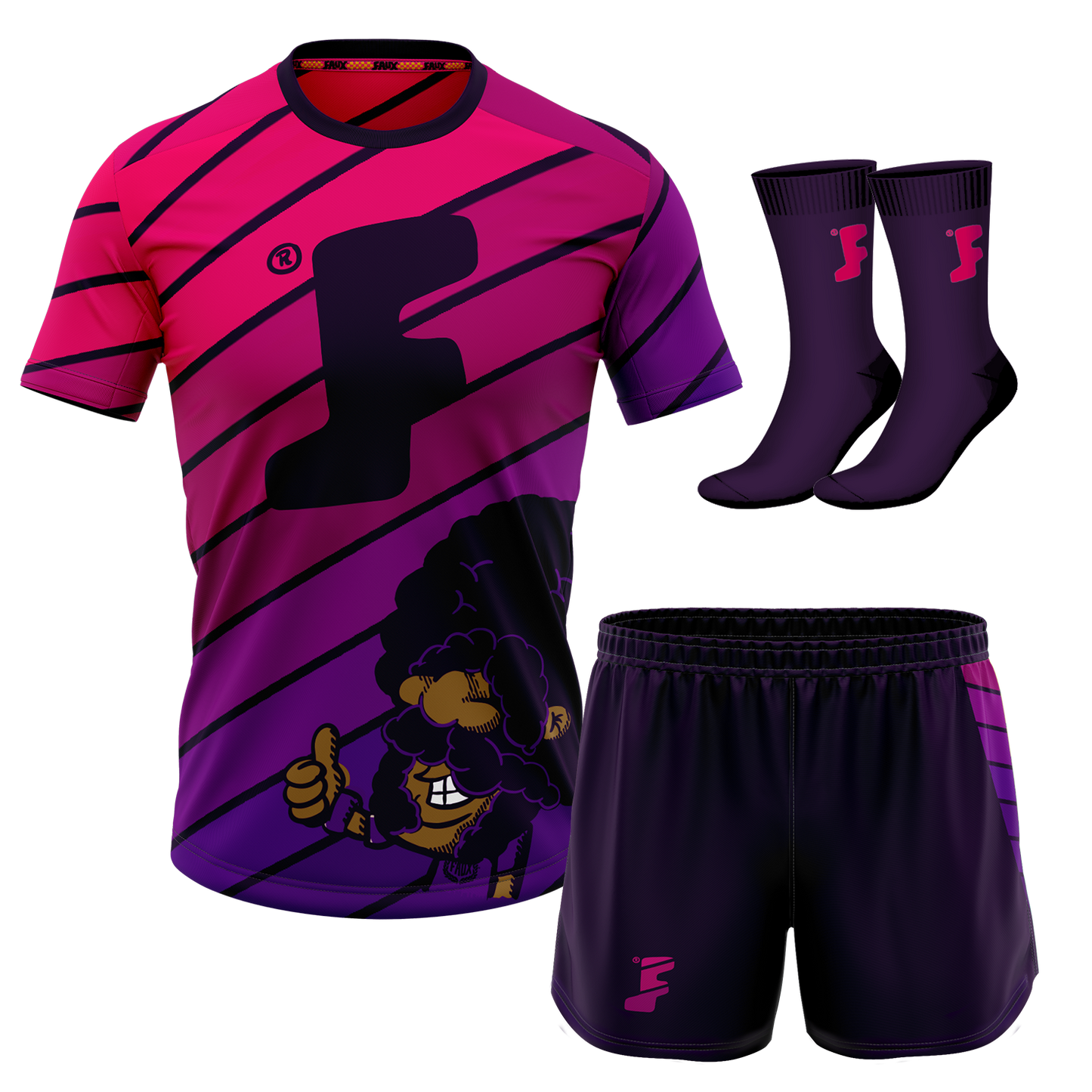 Seeme Runner Kit. (Jersey, Short y Calcetas)