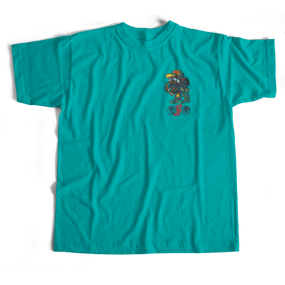 Racing Bastards Petrol T-Shirt