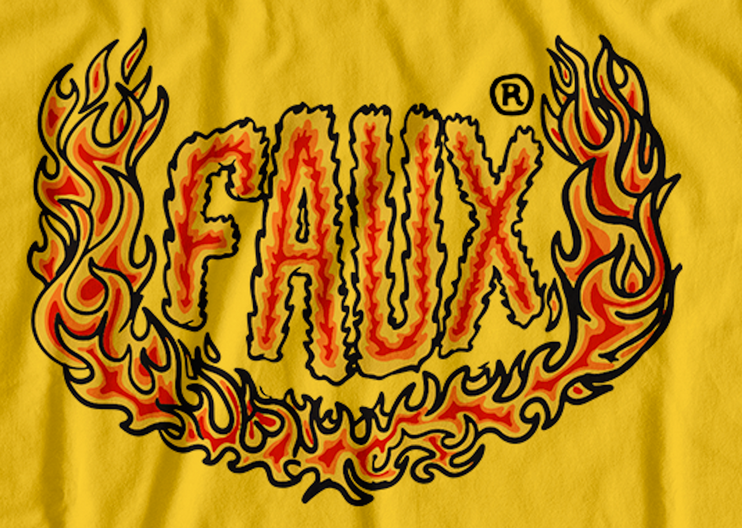 Faux Burn Logo