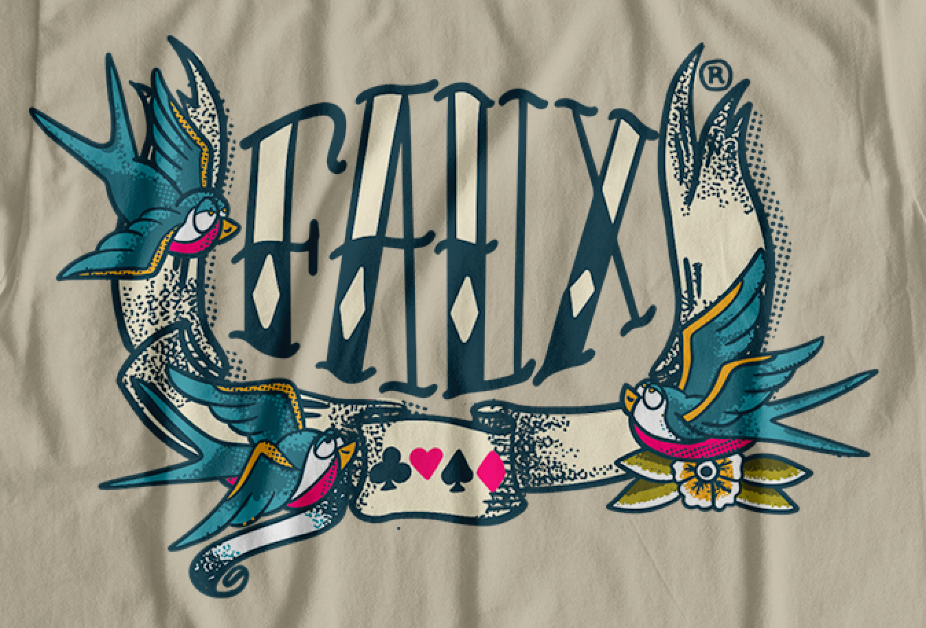 Faux Sparrow Tattoo Logo