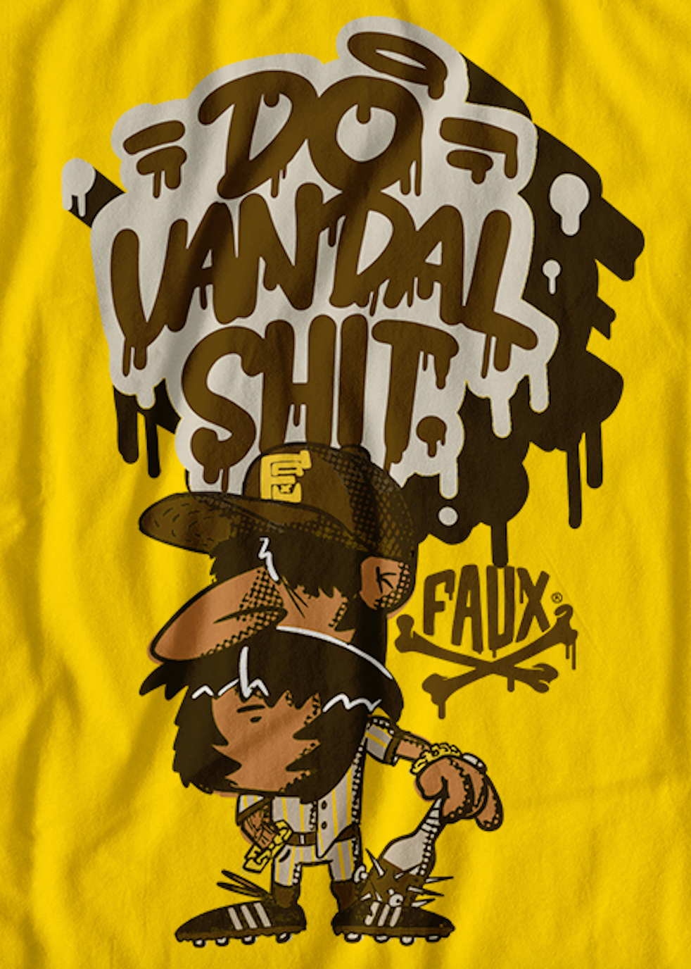 Do Vandal Shit Baseball T-Shirt