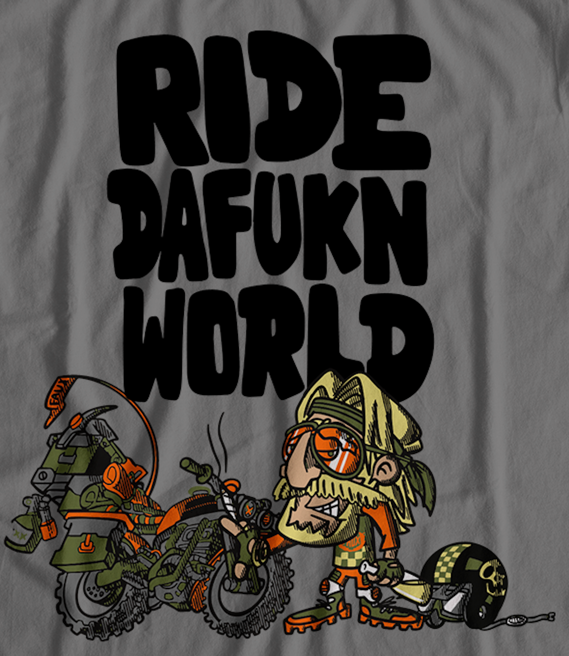 Ride Dafukn World T-Shirt