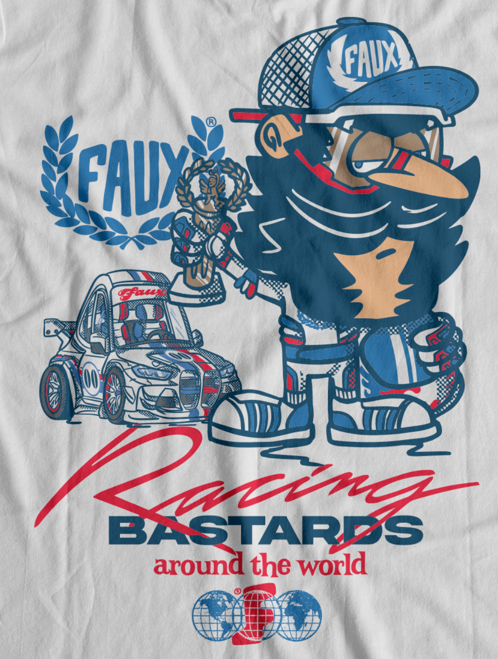 Racing Bastards Clutch T-Shirt