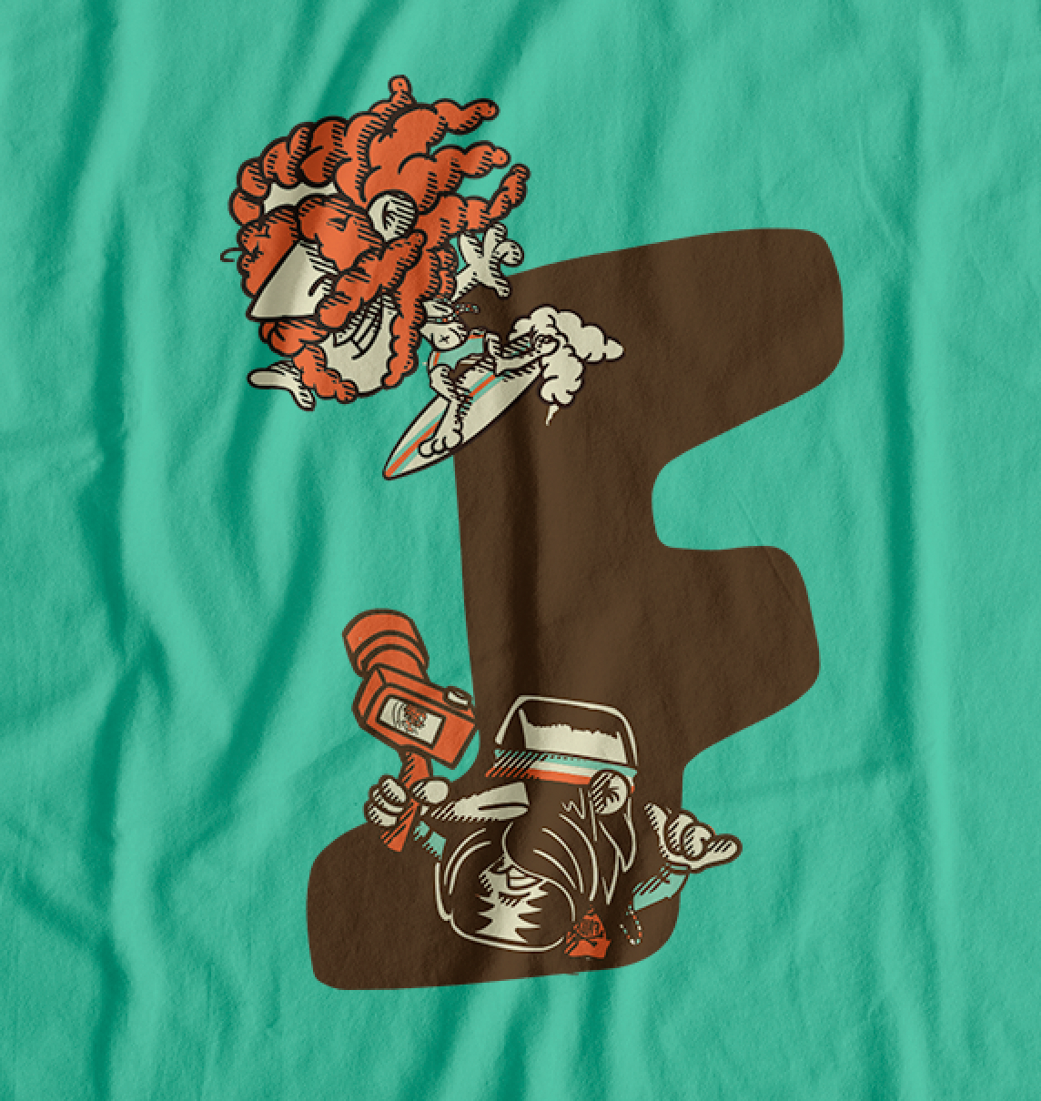 Surf and Weed T-Shirt