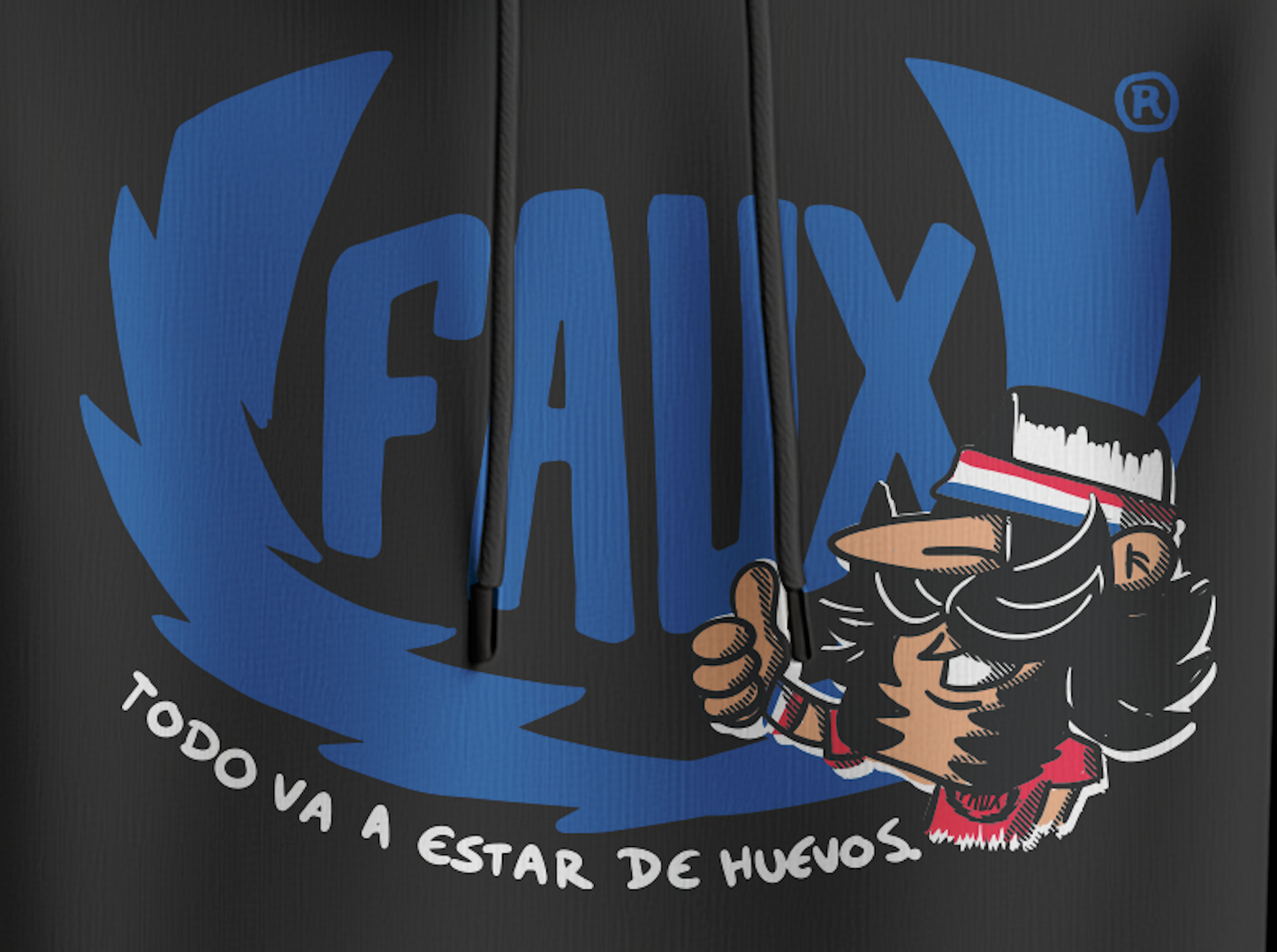 Clutch Faux Logo Hoodie