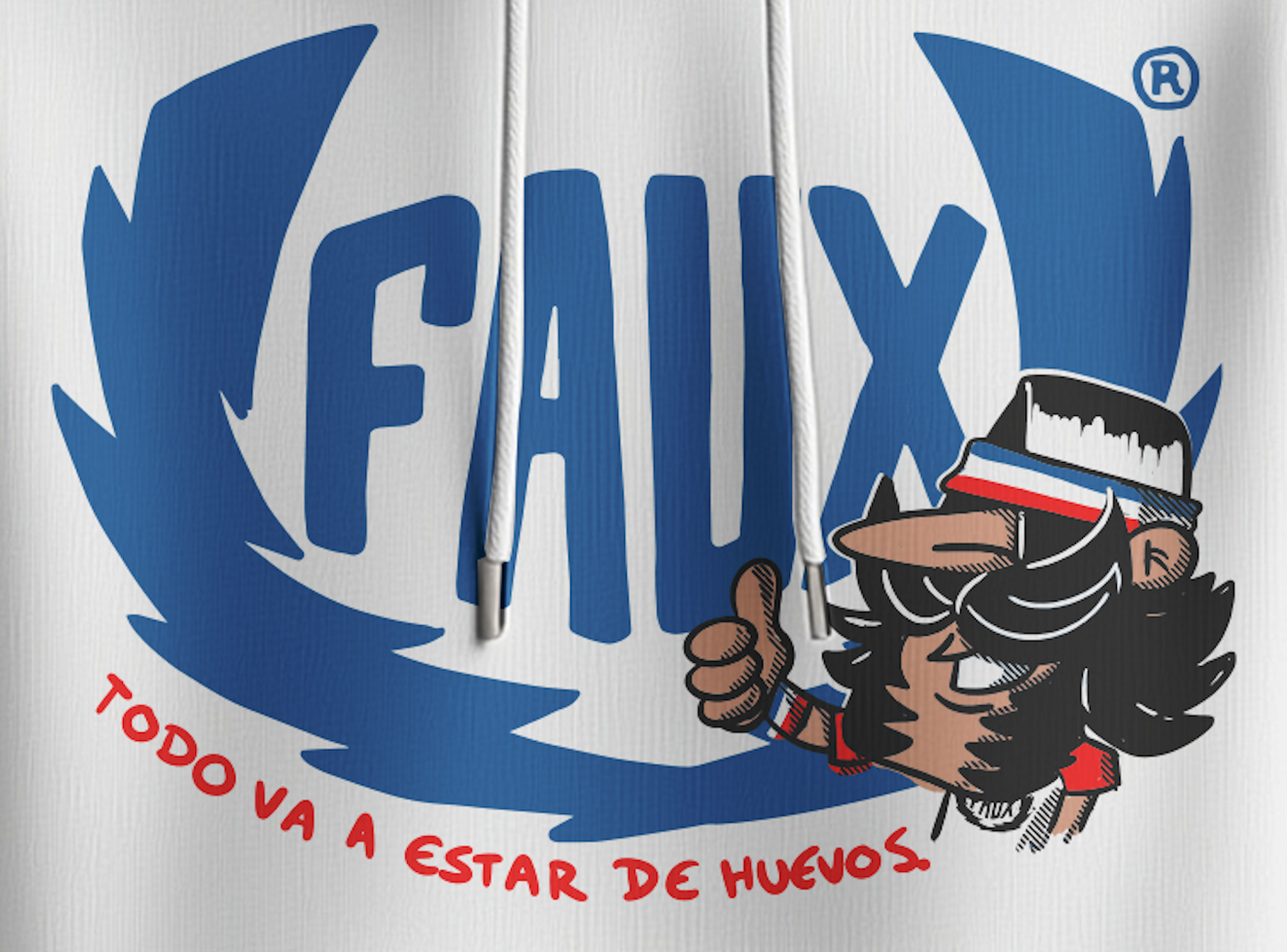 Clutch Faux Logo Hoodie