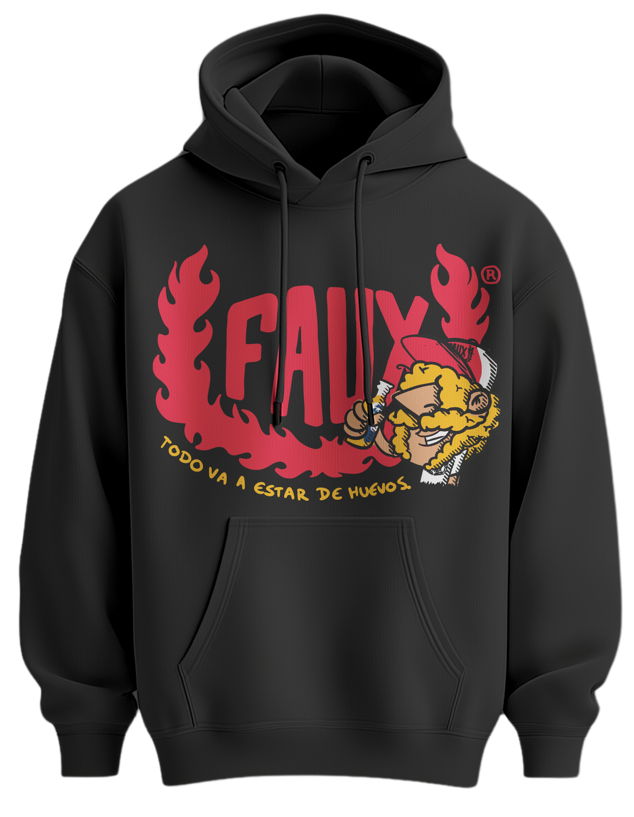 Volt Faux Logo Hoodie