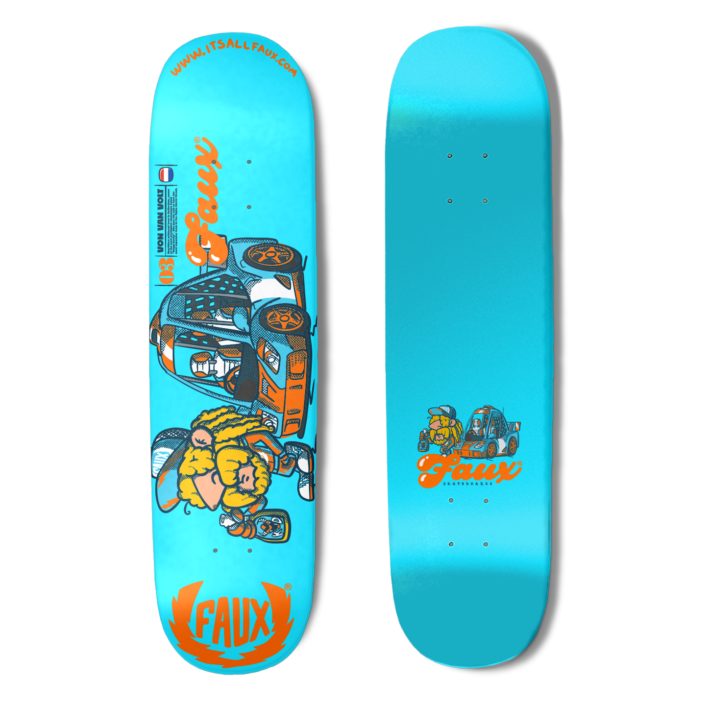 Von Van Volt Skateboard Deck