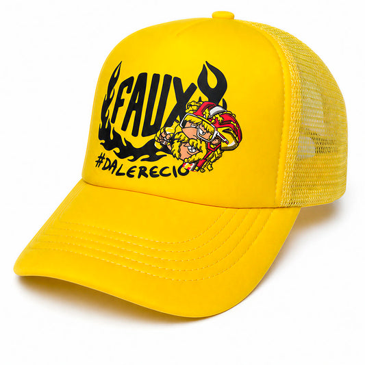 Trucker Hat Fire Amarilla