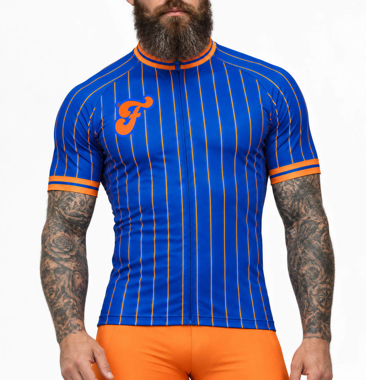 The Clutch Cycling Jersey Mets Blue