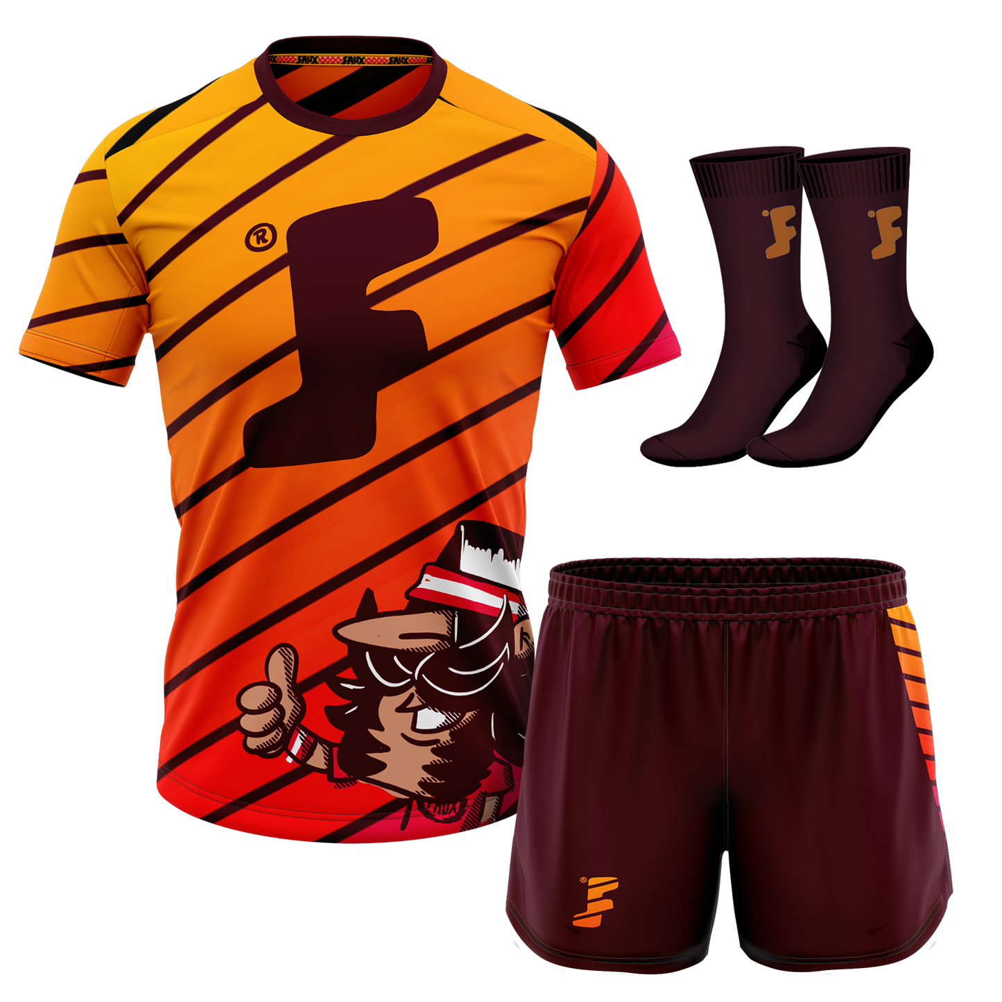 Seeme Runner Kit. (Jersey, Short y Calcetas)