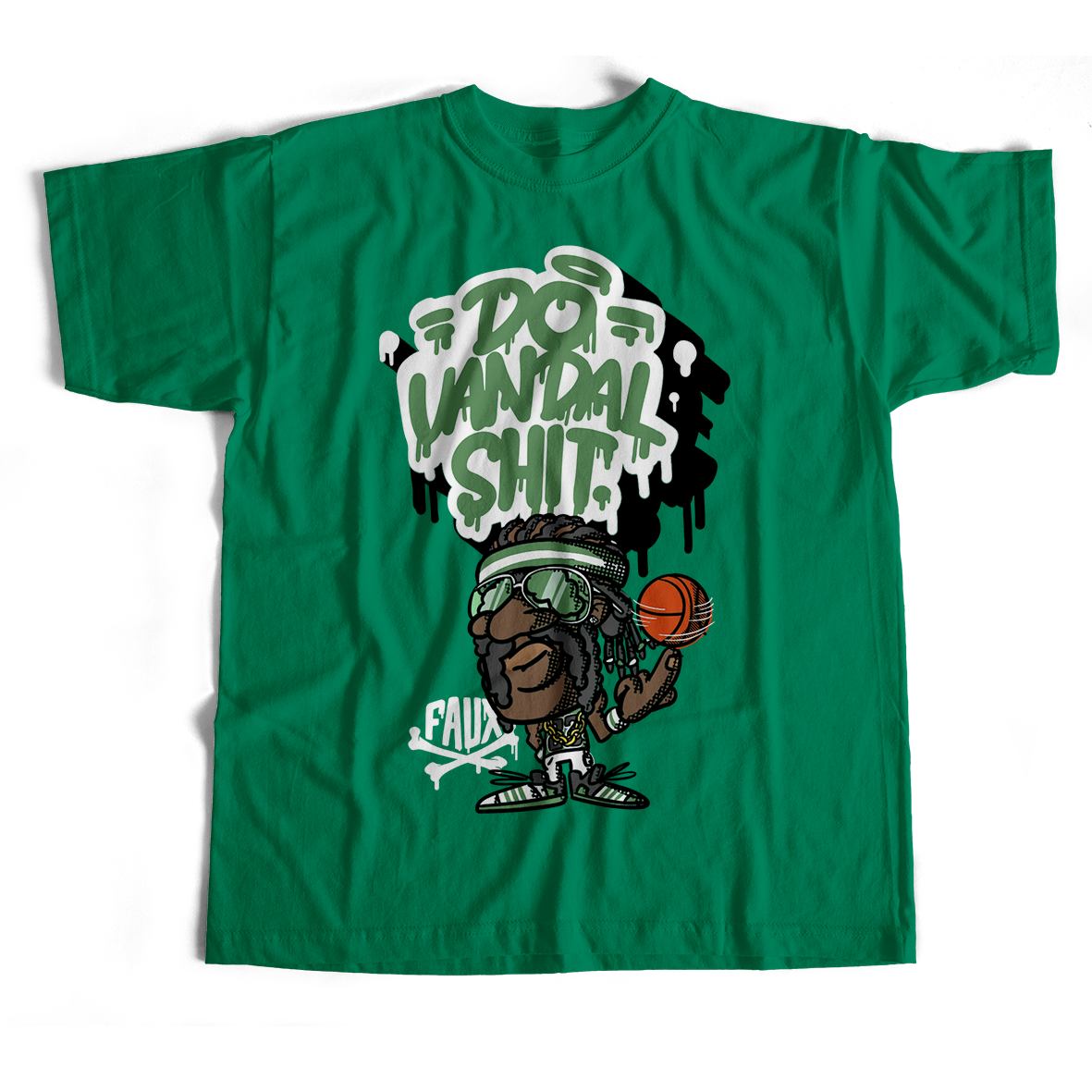 Do Vandal Shit Basketball T-Shirt
