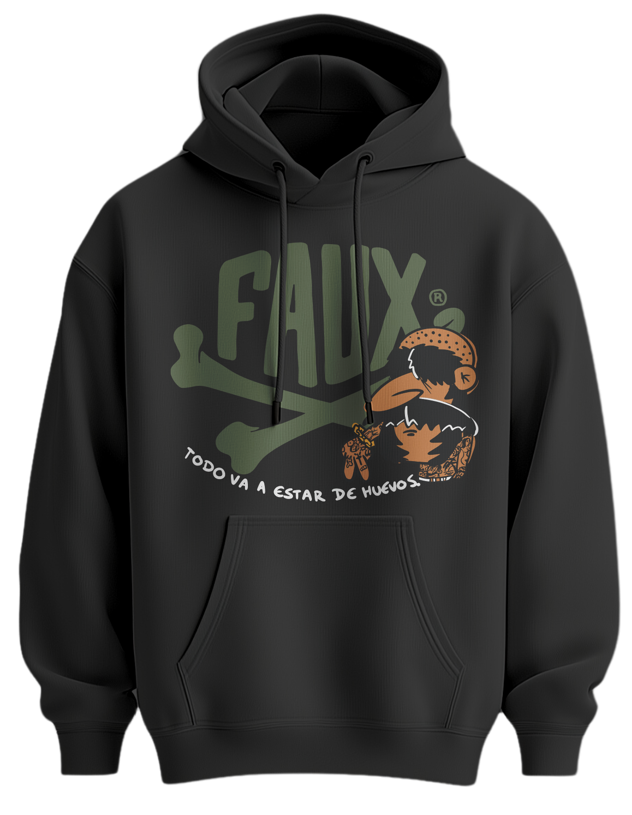 Gas Faux Logo Hoodie