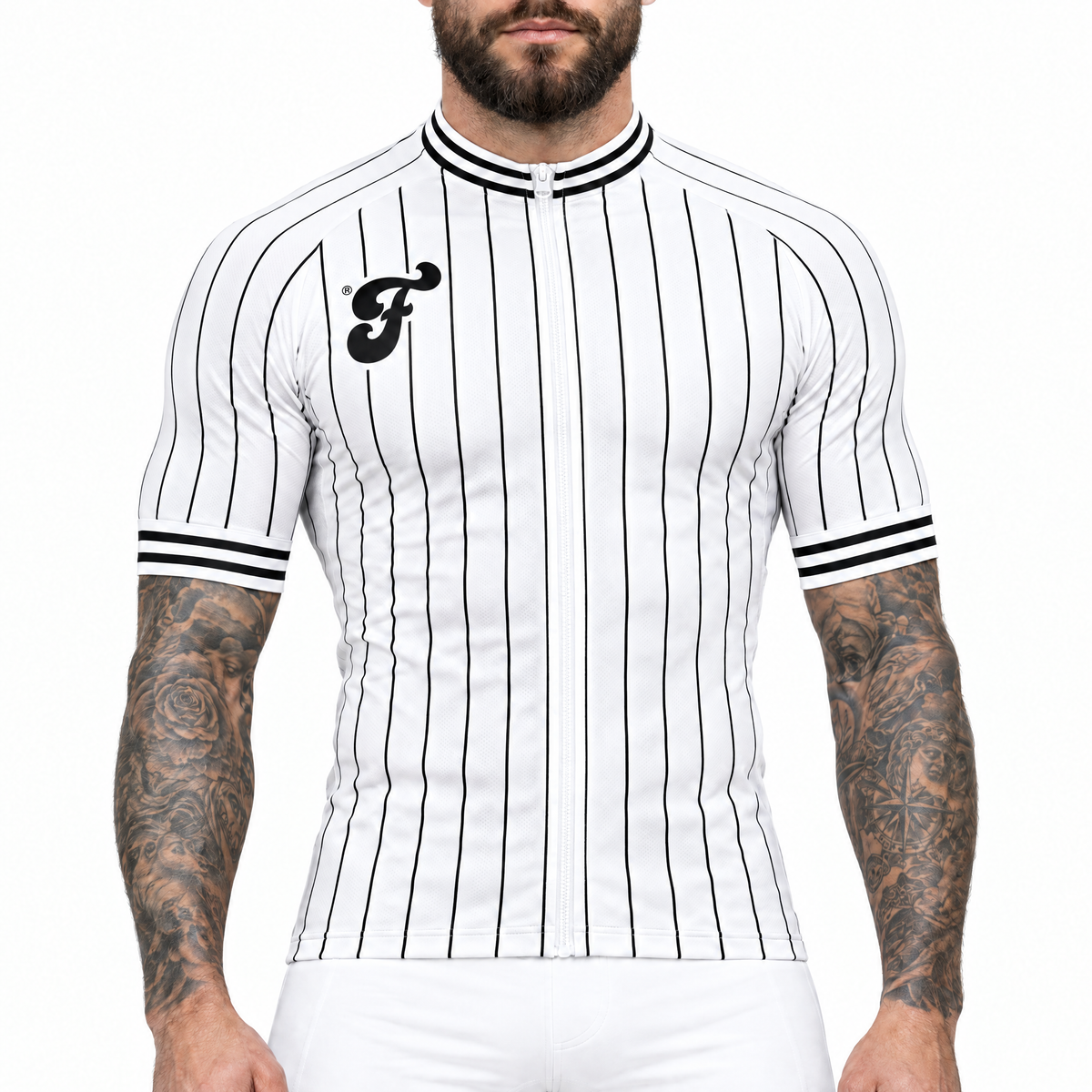 The Clutch Cycling Jersey White