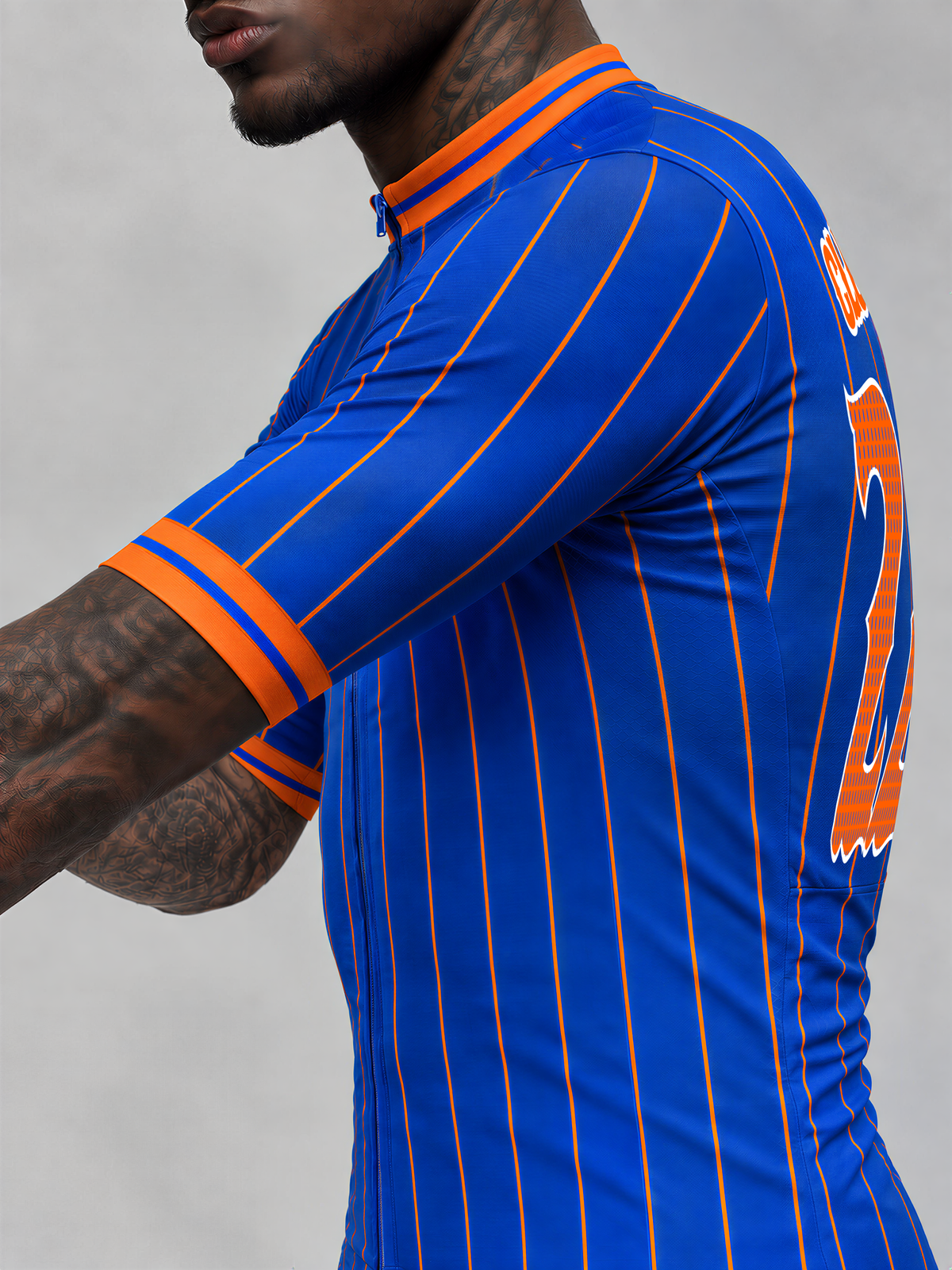 The Clutch Cycling Jersey Mets Blue