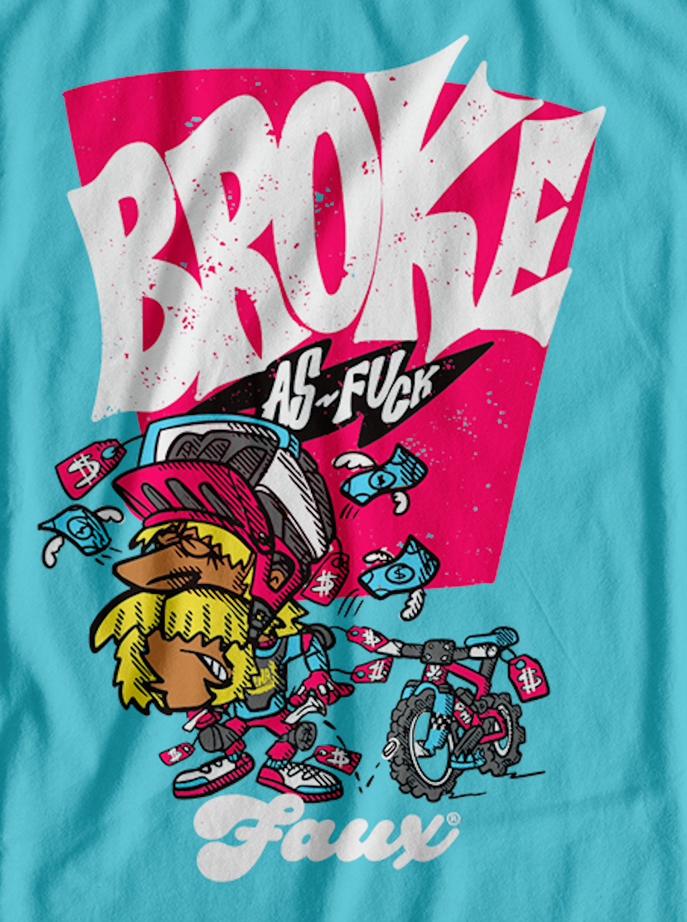 Broke As Fuck Enduro T-Shirt