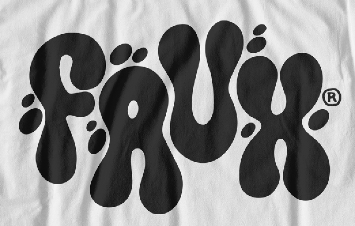 Faux Bubble Logo T-Shirt