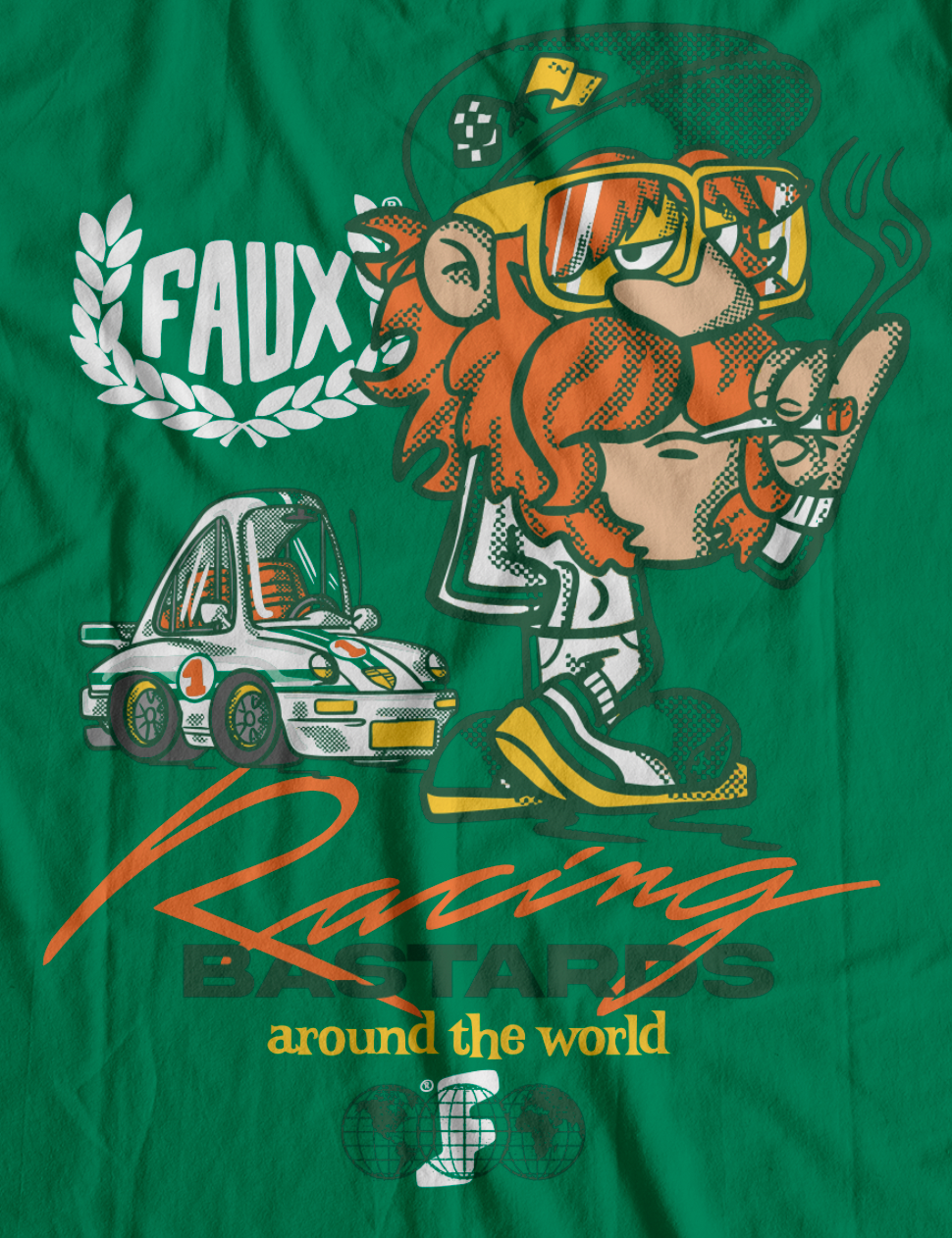 Racing Bastards Chop T-Shirt