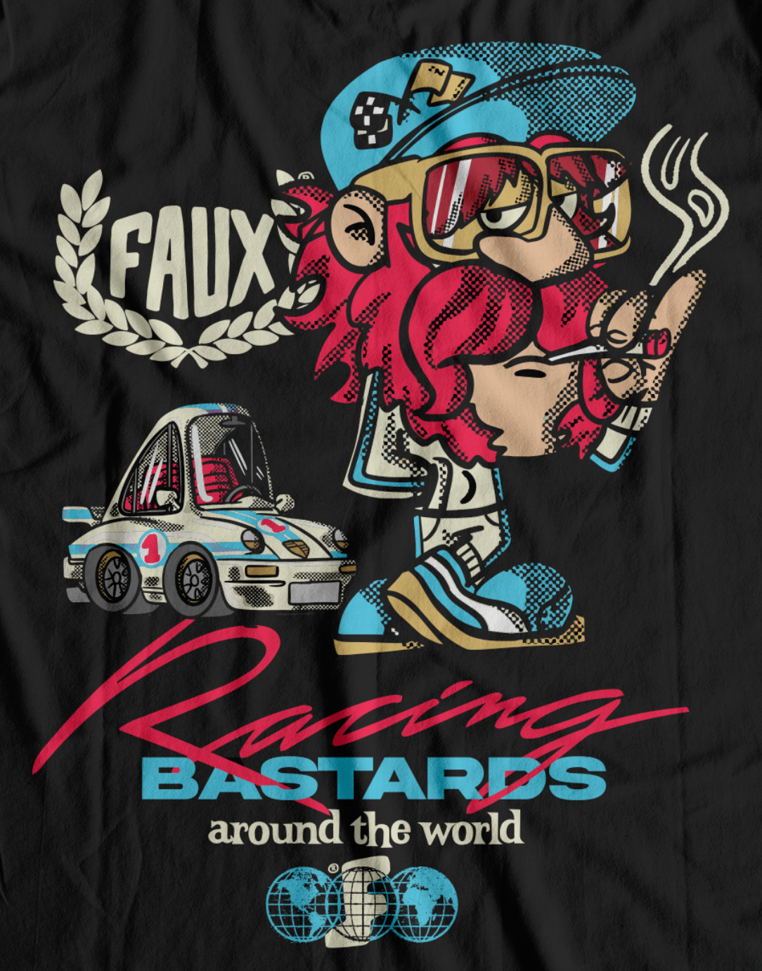 Racing Bastards Chop T-Shirt