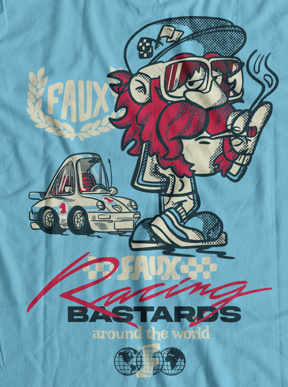 Racing Bastards Chop T-Shirt