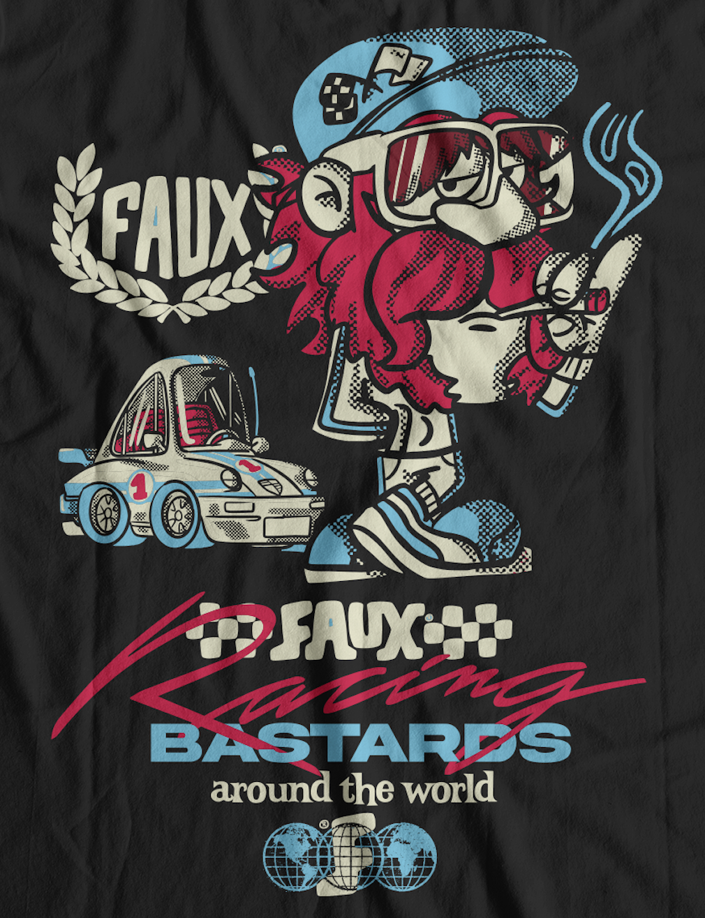 Racing Bastards Chop T-Shirt