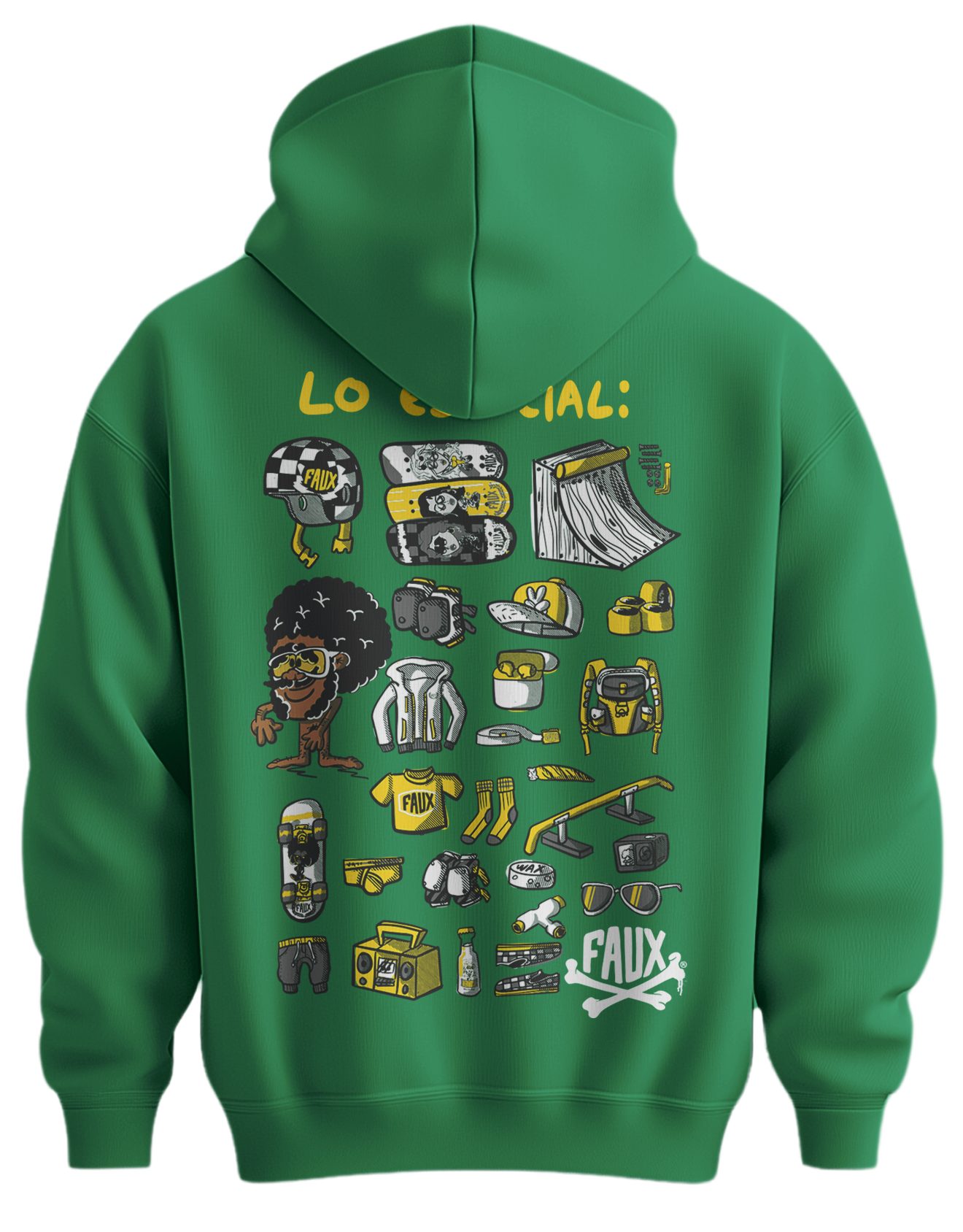 Lo Esencial Petrol Hoodie