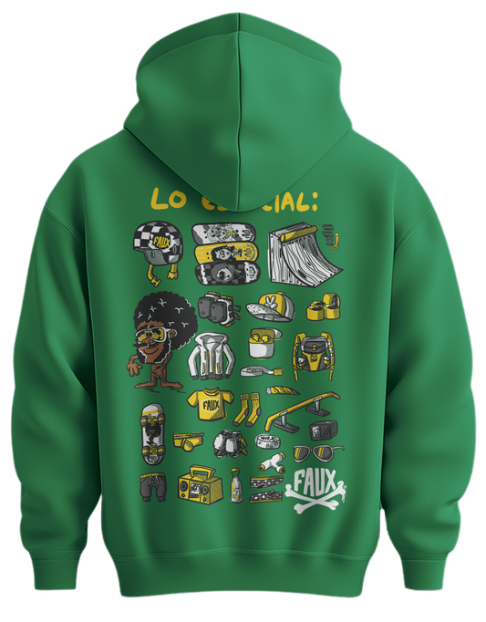Lo Esencial Petrol Hoodie