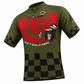 Checkers Army Green Cycling Jersey