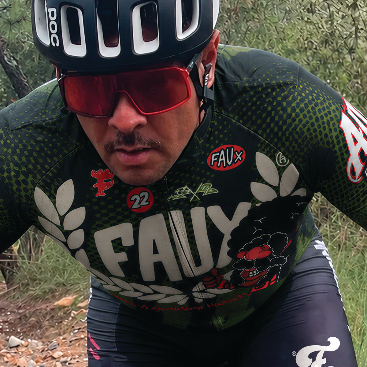Volt Army green Cycling Jersey