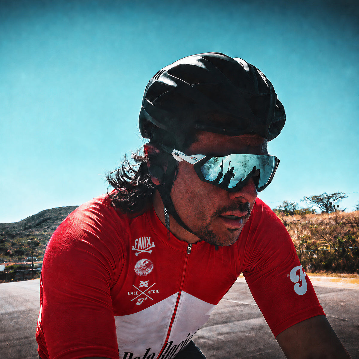 Fauxboro Red Cycling Jersey