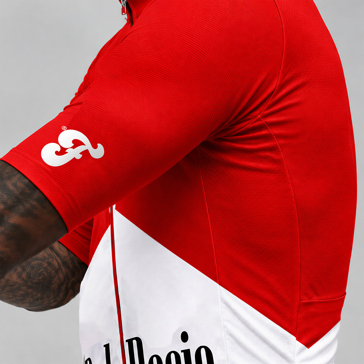 Fauxboro Red Cycling Jersey