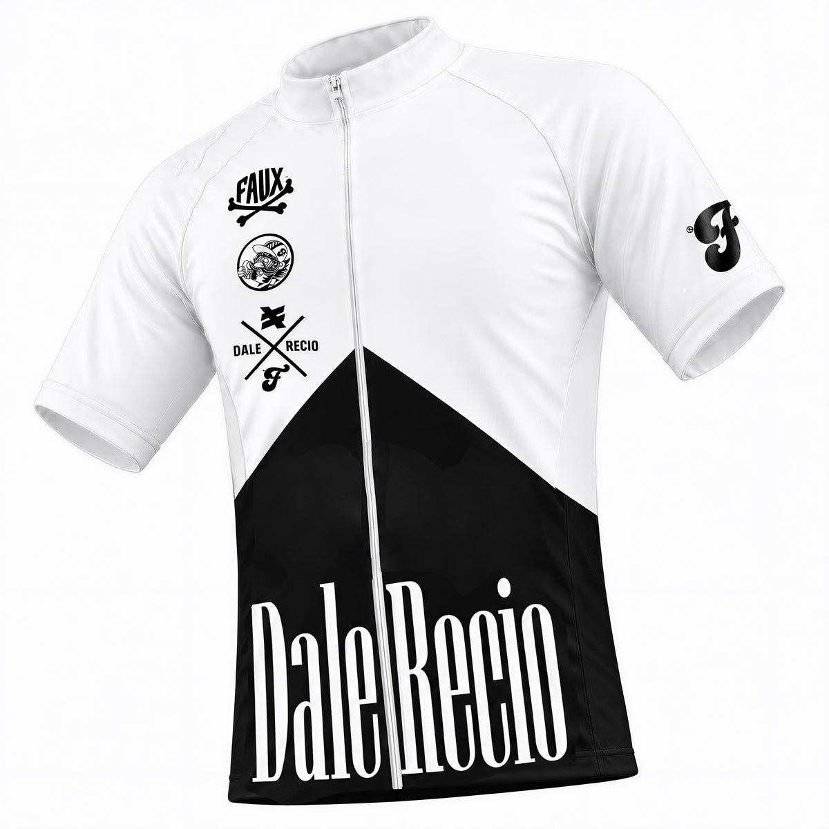 Fauxboro White Cycling Jersey